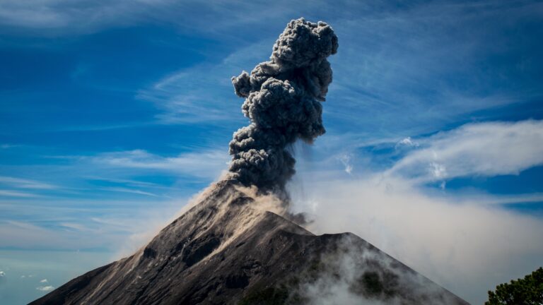 volcano about to erupt