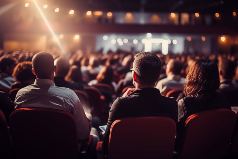 audience watching a movie