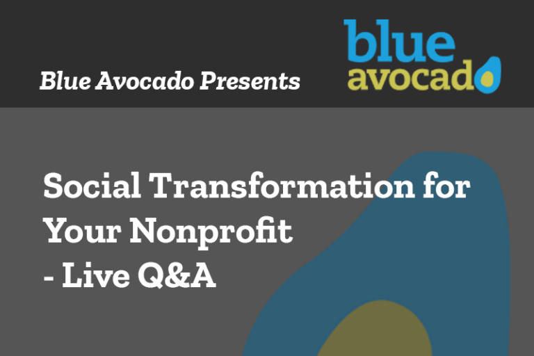 Social Transformation for Your Nonprofit